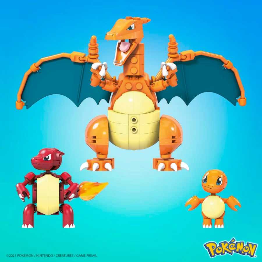 Mattel „Mega Construx Pokemon“ rinkinys „Charmander evoliucija“
