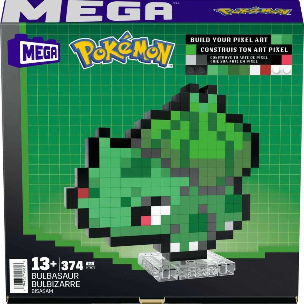 Mattel MEGA Pokemon Pixel Bulbasaur HTH75