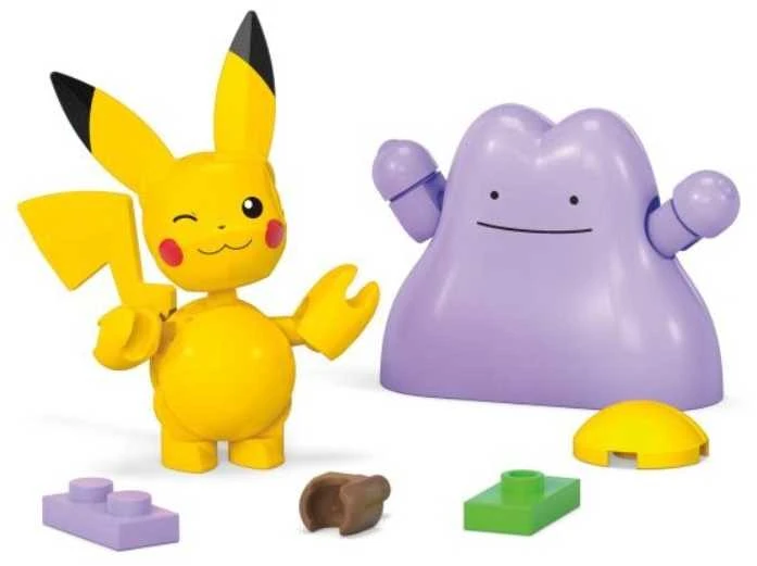 Megabloks,Pokémon Konstruktorius MEGA Pokemon Pokeball Ditto & Pikachu JCT43