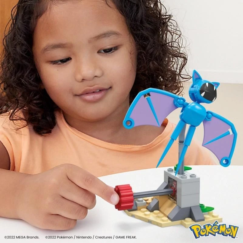 Mega Bloks Plastikiniai blokai mega pokemon blokai zubata naktinis skrydis