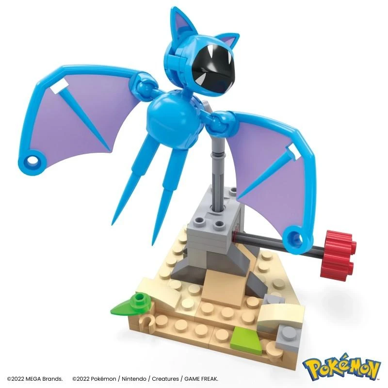 Mega Bloks Plastikiniai blokai mega pokemon blokai zubata naktinis skrydis