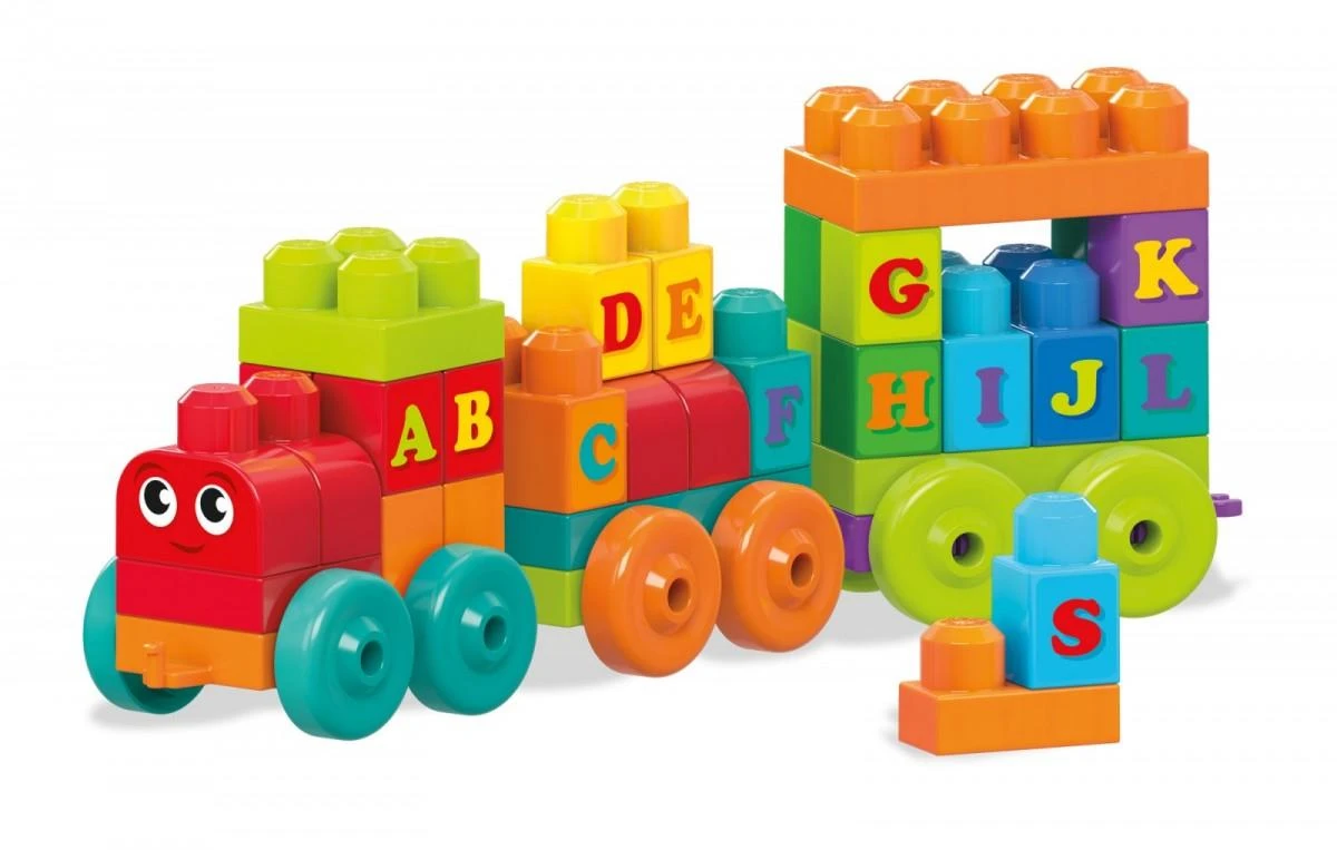 Žaislinis traukinys Mega Bloks DXH35 (60 detalių)