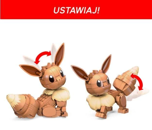 Mega Bloks Mattel MEGA CONSTRUX POKEMON rinkinys – Eevee (HDL84)