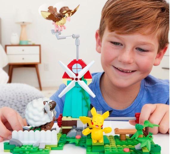 Mega Bloks „Mega Construx Pokemon“ rinkinys „Vėjuotas kaimas“