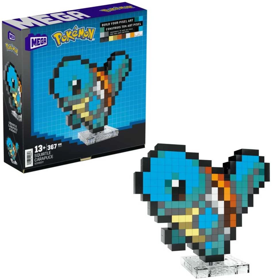 Mattel Konstruktorius Mega Construx Pokemon Pixel Squirtle HTH77