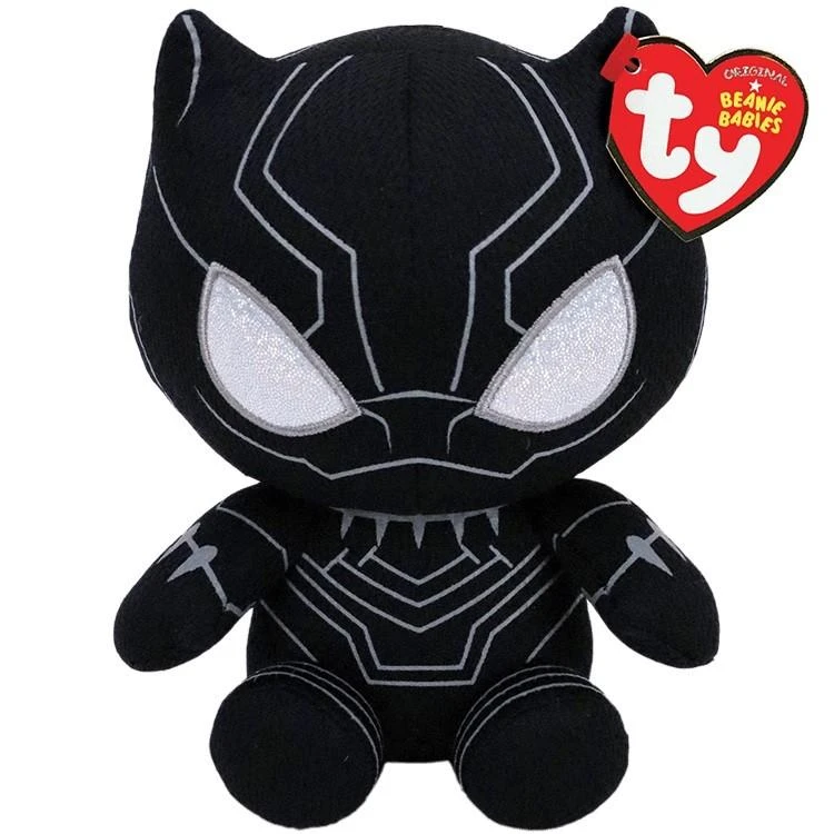 TY Pliušinis žaislas - Marvel Panther, 15 cm aprašymas - Prekės nuotrauka