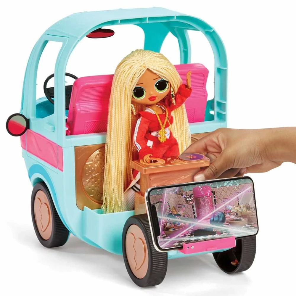 L.O.L Surprise MGA L.O.L. SIURPRIZAS! LOL SUPRISE PRABANGUS KEMPERIS GLAMPER SU ŠVIESOMIS IR GARSAIS 4IN1, MELSVAS