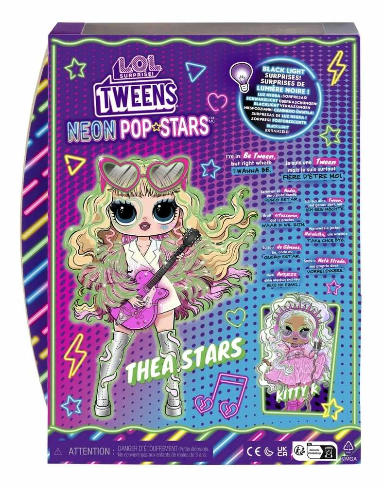 MGA L.O.L. puiki staigmena paauglių neoninės popžvaigždės Thea Stars 120650-EUC