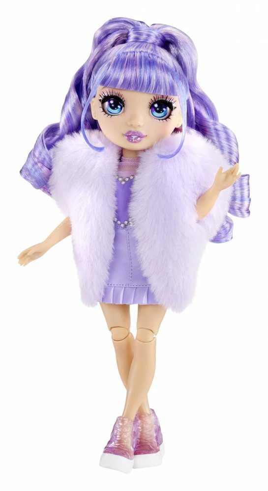 MGA Lėlė 121404-EUC Rainbow High Creative Crystals mados lėlė - violetinė