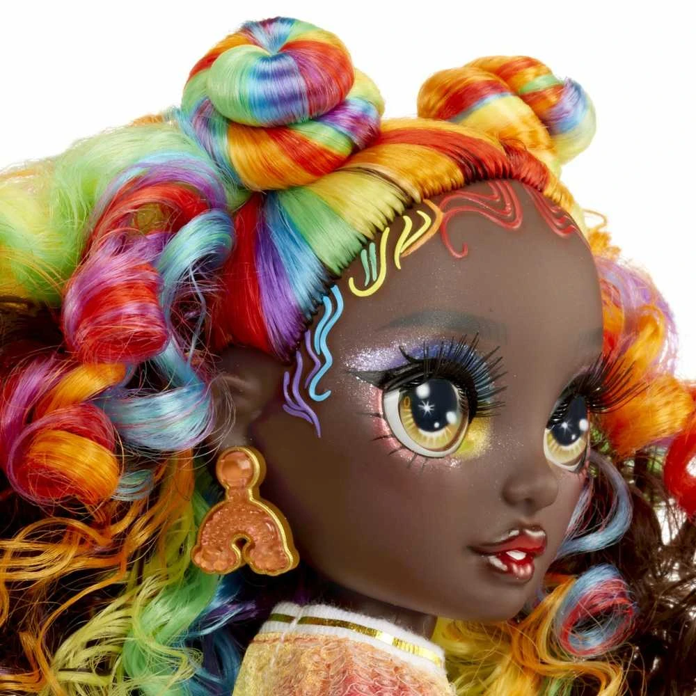 MGA Lėlė 121381-EUC Rainbow High Creative Crystals mados lėlė - Iris Bow