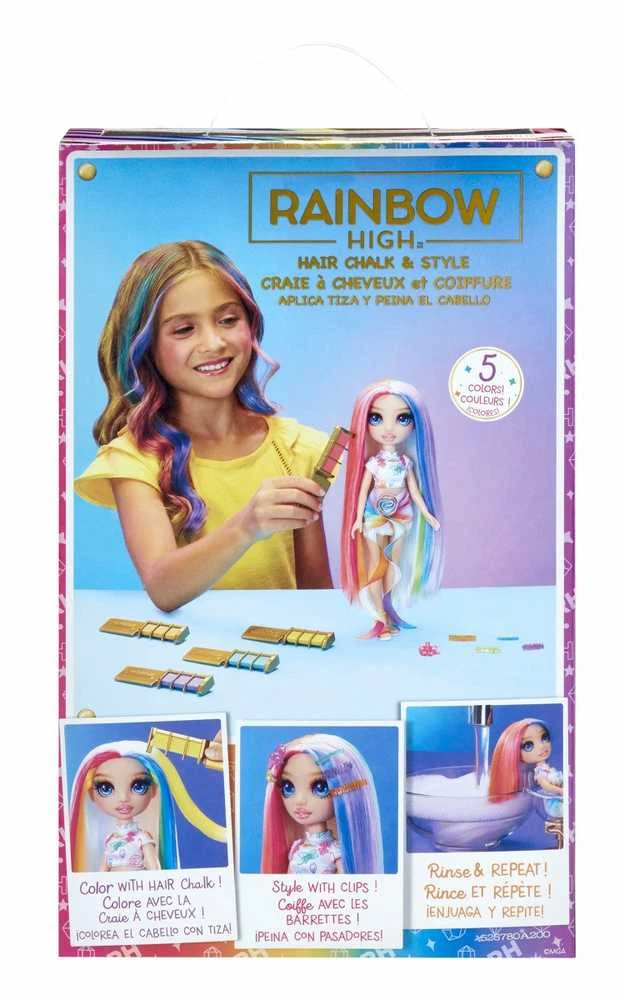 MGA Lėlė Rainbow High Hair Chalk & Style Amaya vaivorykštinė 526780-EUC