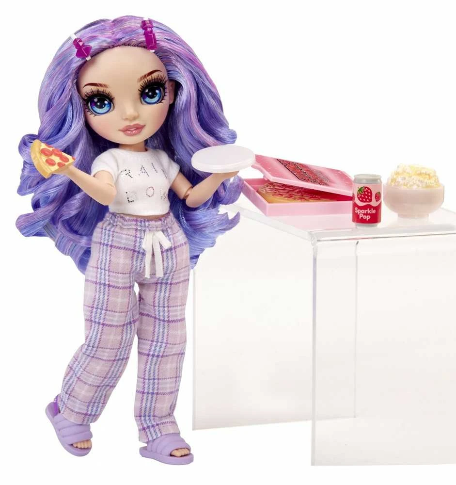 MGA Lėlė Junior High Pižamų Vakarėlio kolekcija Violet violetinė 503705-EUC