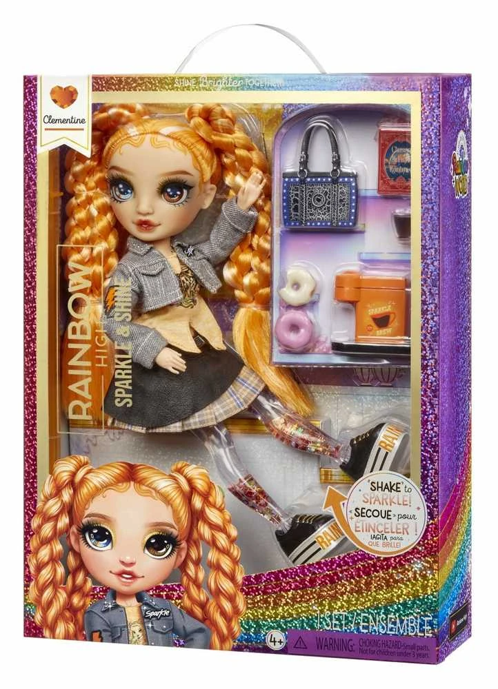 MGA Entertainment „Rainbow High Rainbow High Sparkle & Shine“ mados lėlė – Clementine, lėlė