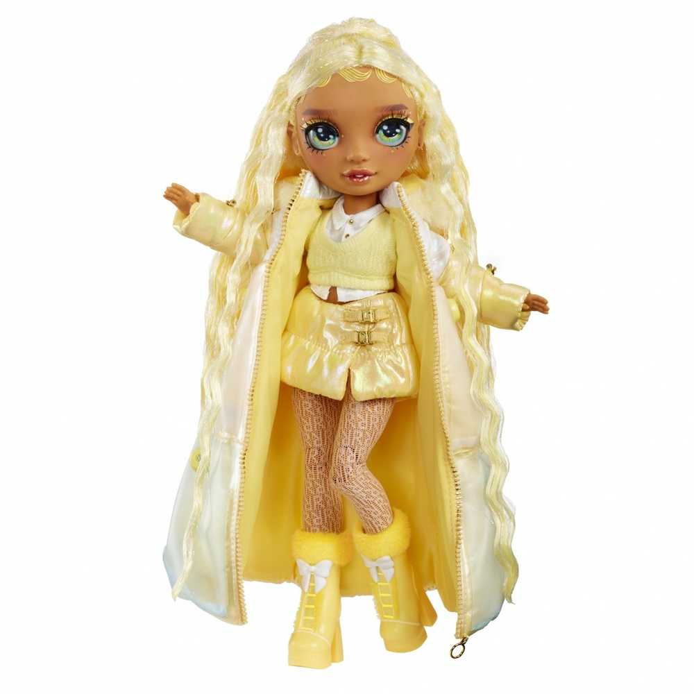 MGA Lėlė Rainbow High Winter Wonderland Sunny geltona 120858-EUC