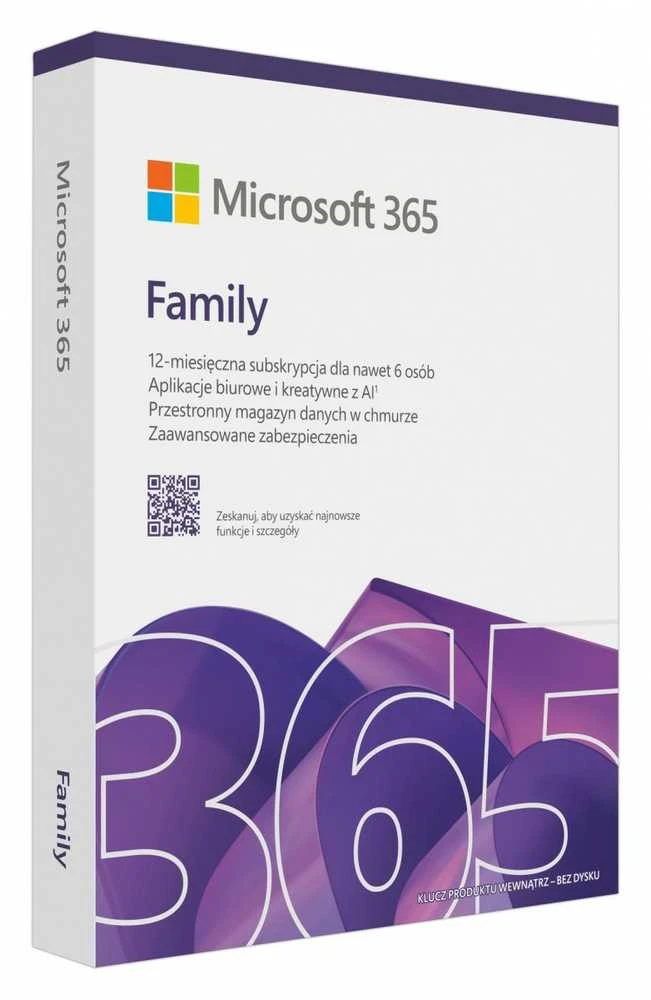 „Microsoft 365 Family + Copilot PL“ – vienerių metų licencija