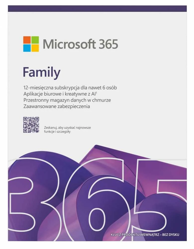 Microsoft 365 Family licencijos pakuotė