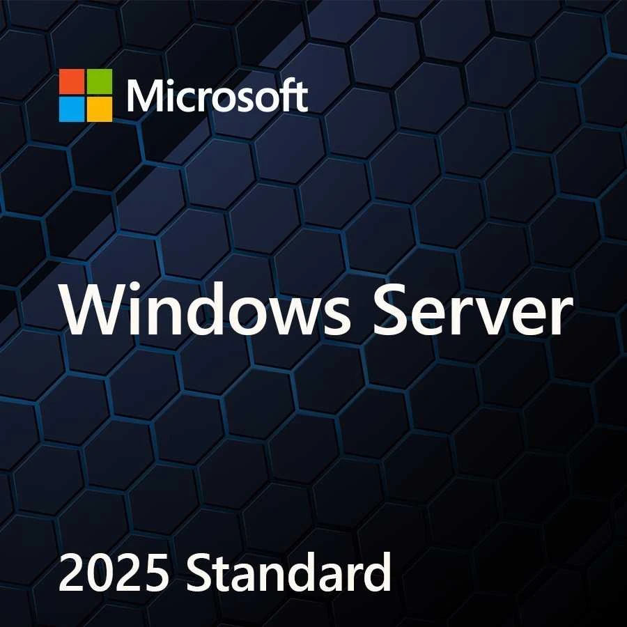 „Microsoft Windows Server 2025 Standard“ 64 bitų 4 branduolių PL OEM