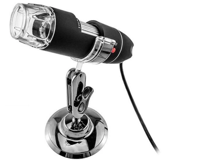 Universalus skaitmeninis Mikroskopas jungiamas prie kompiuterio Media-Tech MICROSCOPE USB 500X MT4096
