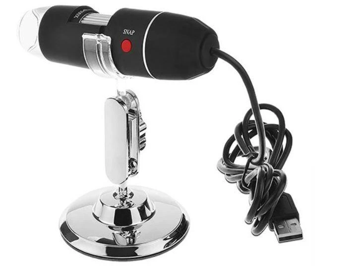 Universalus skaitmeninis Mikroskopas jungiamas prie kompiuterio Media-Tech MICROSCOPE USB 500X MT4096