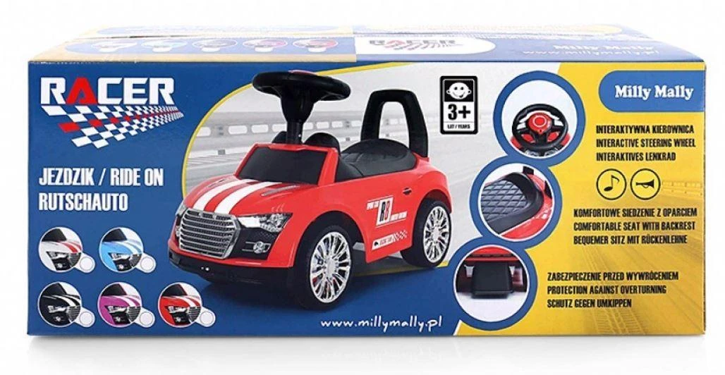 Milly Mally Racer transporto priemonė, Balta