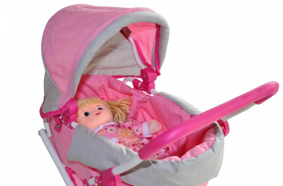 MILLY MALLY lėlės vežimėlis Alice Prestige Rožinis
