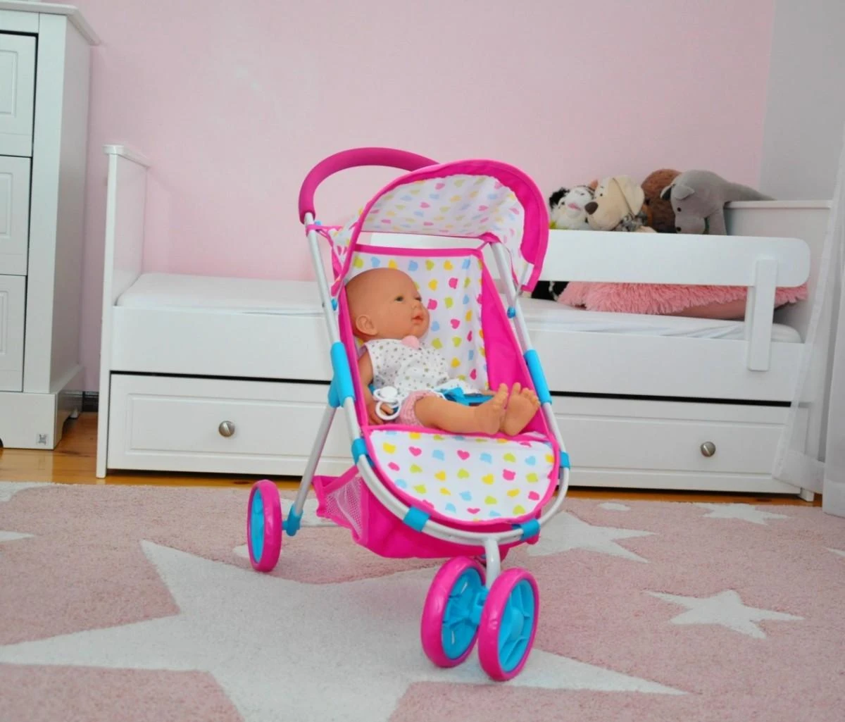 MILLY MALLY Susie Candy lėlės vežimėlis