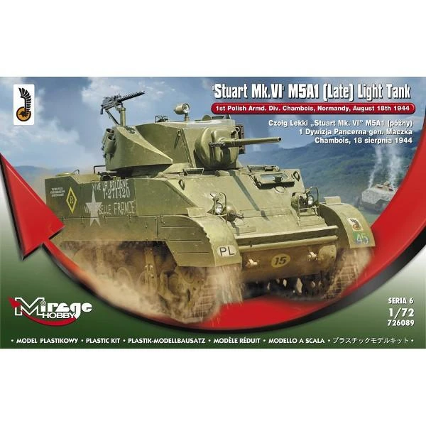 Mirage Stuart MkVI M5A1 lengvasis bakas