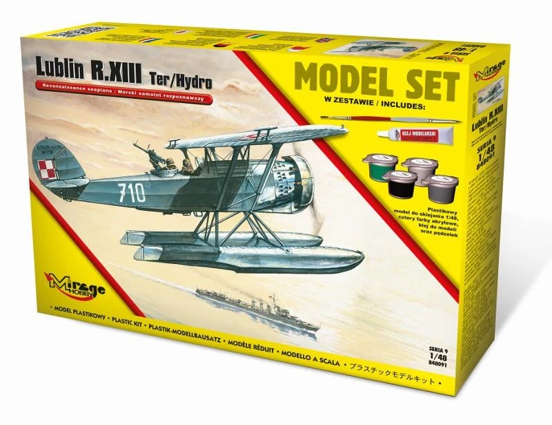 Mirage Hobby Mirage Vandens lėktuvas Lublin R. 13 komplektas
