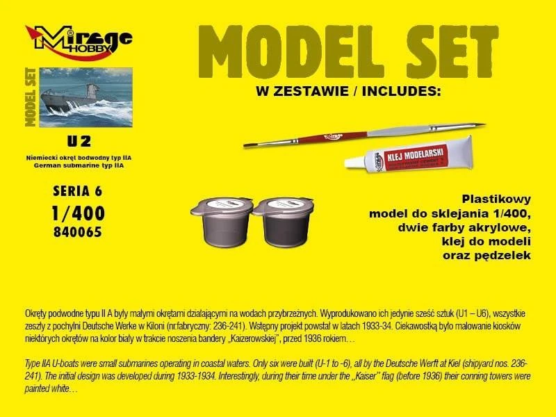 Mirage Modele Mirage Submarine U2 - 213240