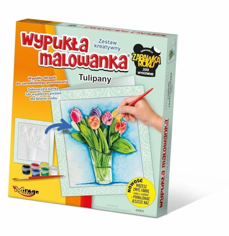 Mirage Hobby Iškilioji tapyba: Gėlės - Tulpės, 20x23 cm