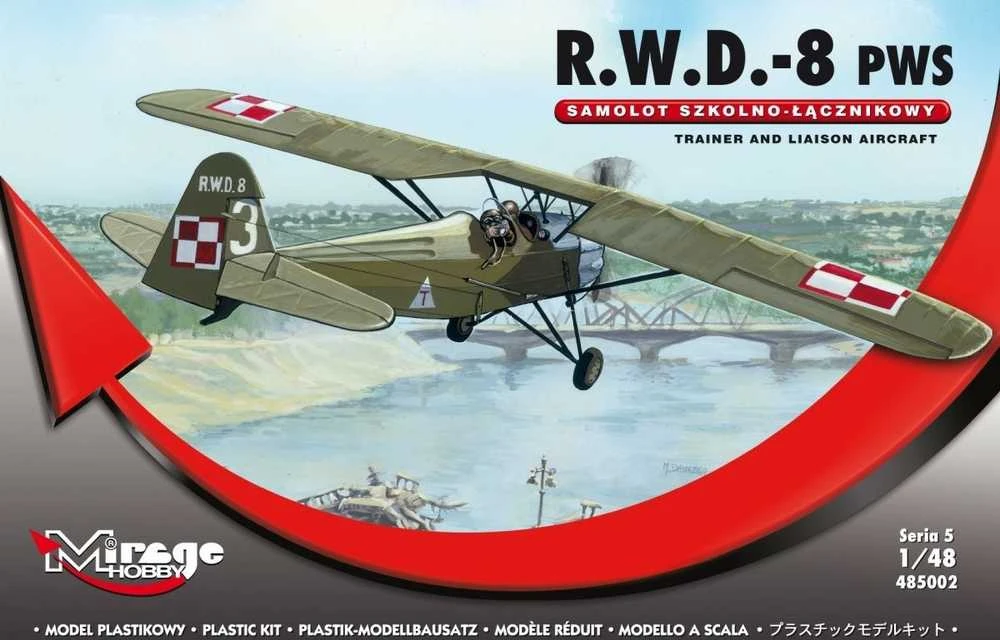 Klijuojamas modelis Mirage RWD 8 PWS