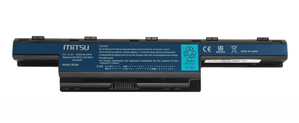 Nešiojamo kompiuterio akumuliatorius Mitsu BC/AC-4551