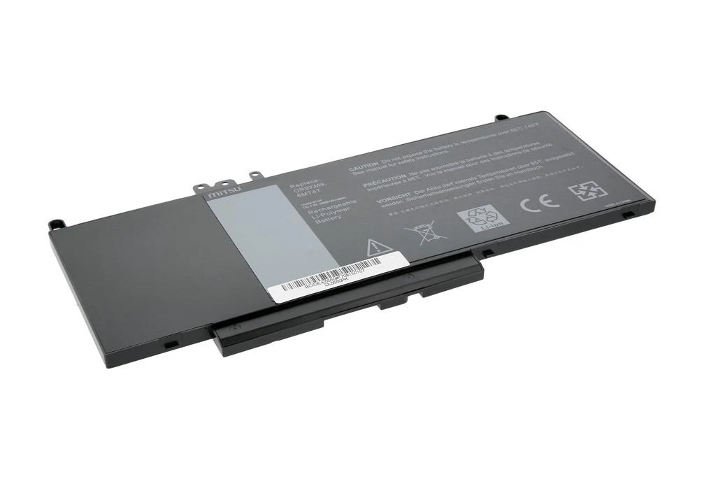 Nešiojamo kompiuterio akumuliatorius Mitsu Dell Latitude E5450 E5550 6900 mAh (51 Wh) 7,4–7,6 volto