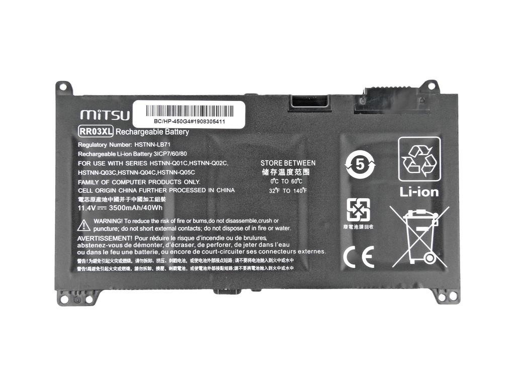 Nešiojamo kompiuterio akumuliatorius Mitsu BC/HP-450G4