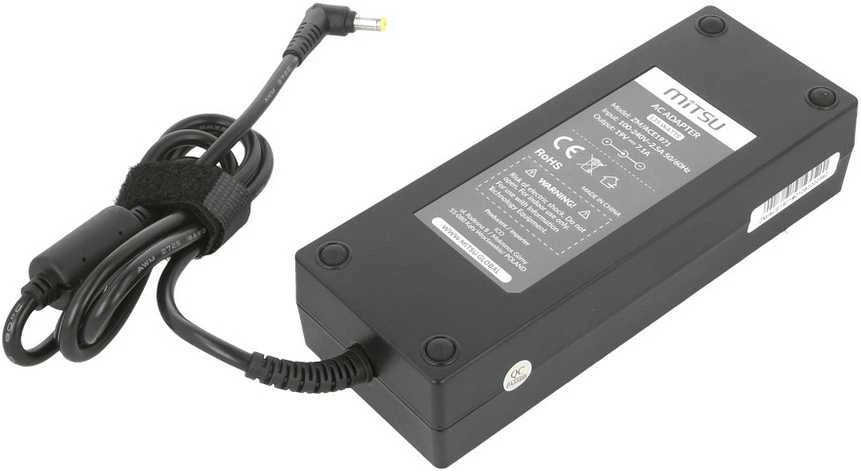 Nešiojamojo kompiuterio maitinimo adapteris Mitsu 135 W, 1.7 mm, 7.1 A, 19 V (ZM/ACE1971)