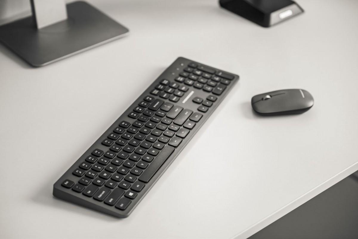 Belaidė Klaviatūra ir Pelė - Modecom 5200C Ergonomiška Juoda/Pilka