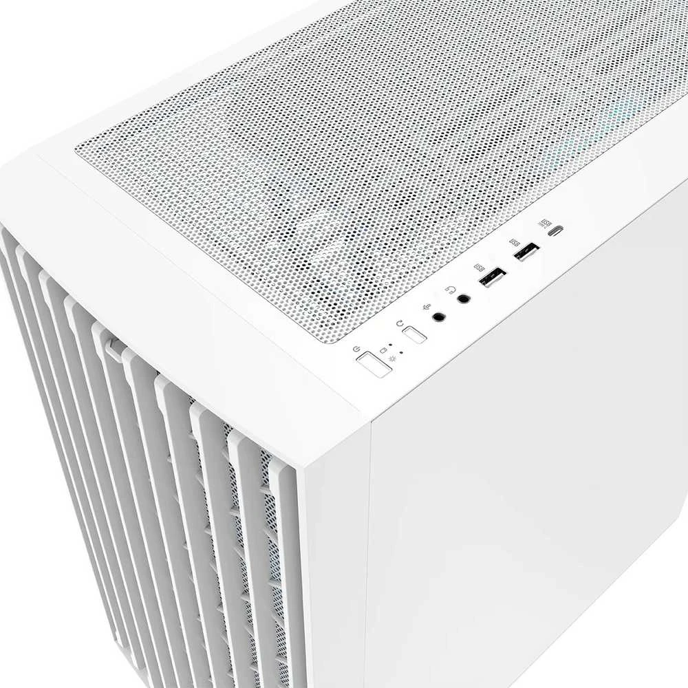 „Modecom Breeze ARGB Flow“ balta