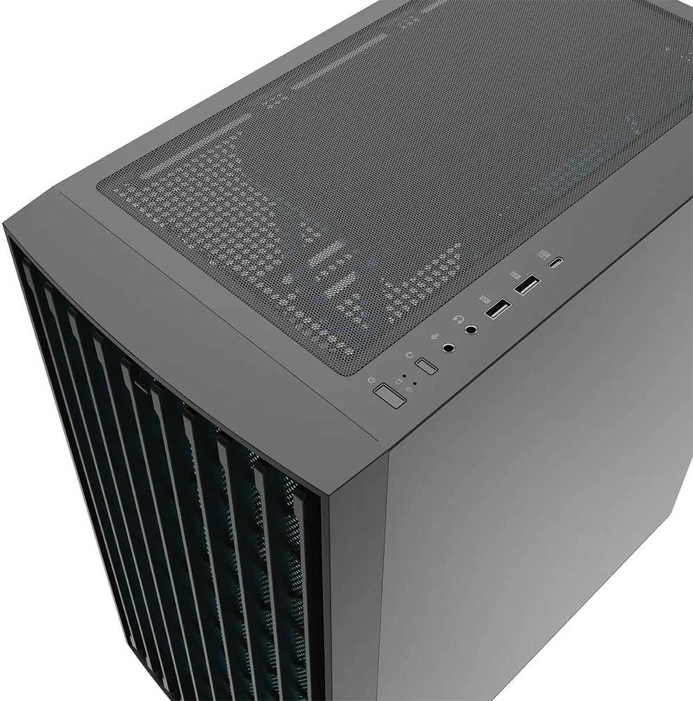 MODECOM BREEZE ARGB Flow MIDI USB 3.0 X 2 CYPE-C kompiuterio dėklas