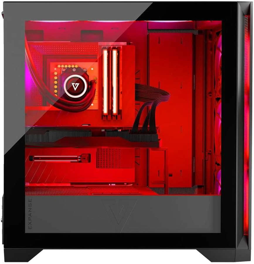 Modecom Volcano Expanse S Apex ARGB juoda