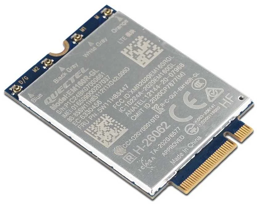 LENOVO QUECTEL EM160R-GL 4G (CAT16) LTE-A M.2