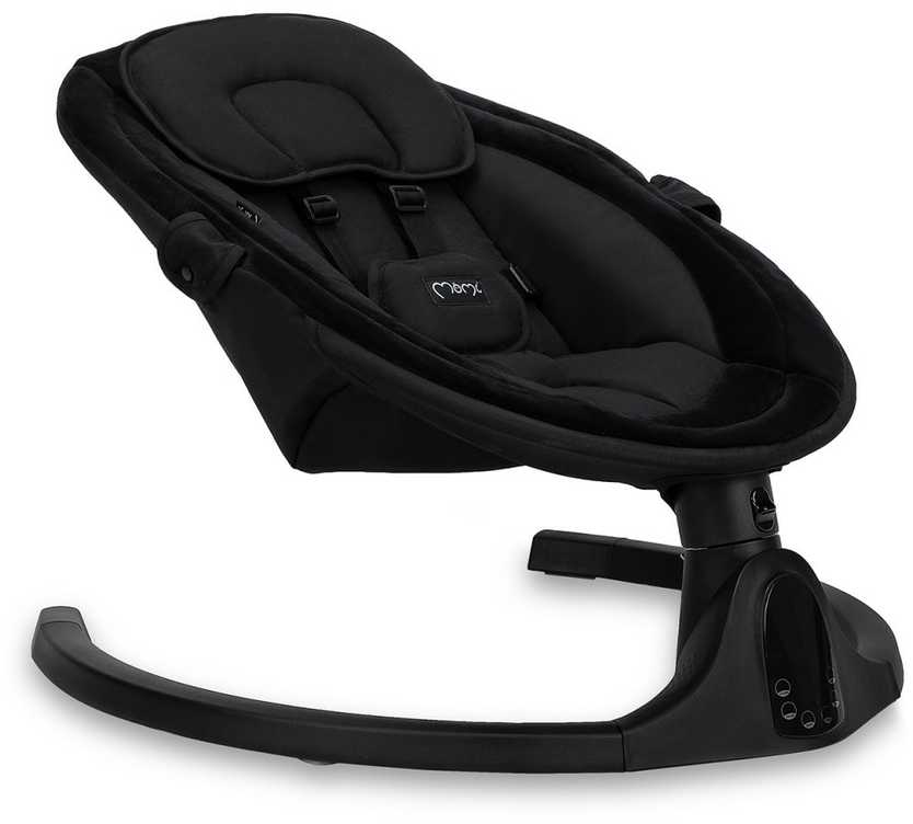MoMi KENANI elektrinis rokeris, juodas - bouncer, melodijos, Bluetooth pultelis