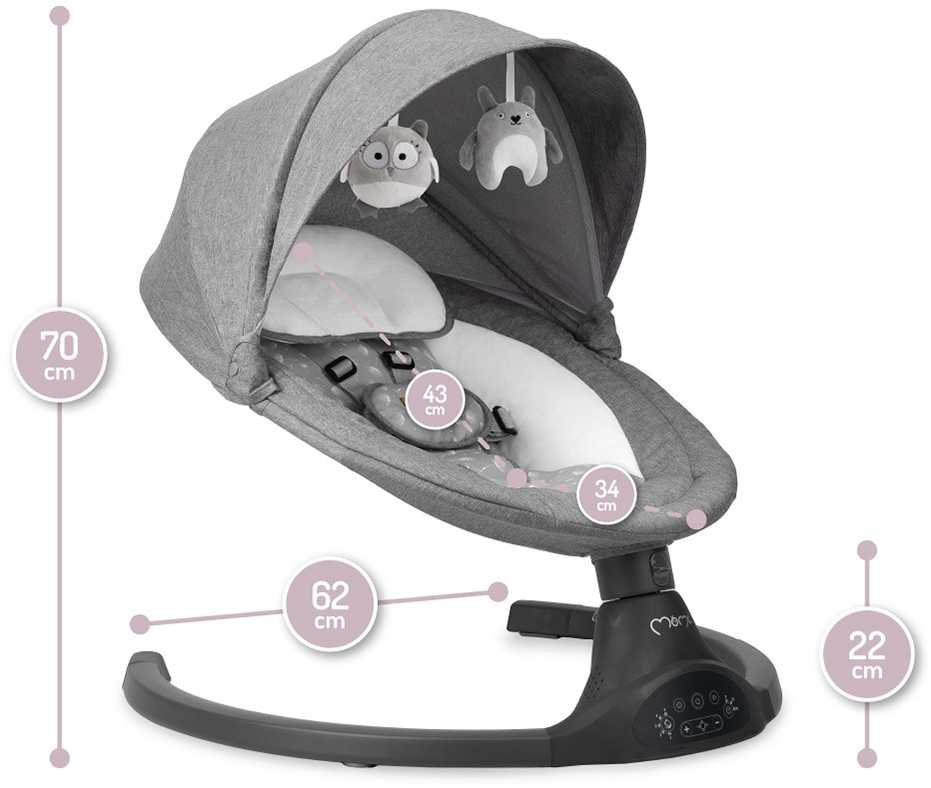 MoMi KENANI tamsus elektrinis rokeris - bounceris su bluetooth melodijomis ir nuotolinio valdymo pulteliu