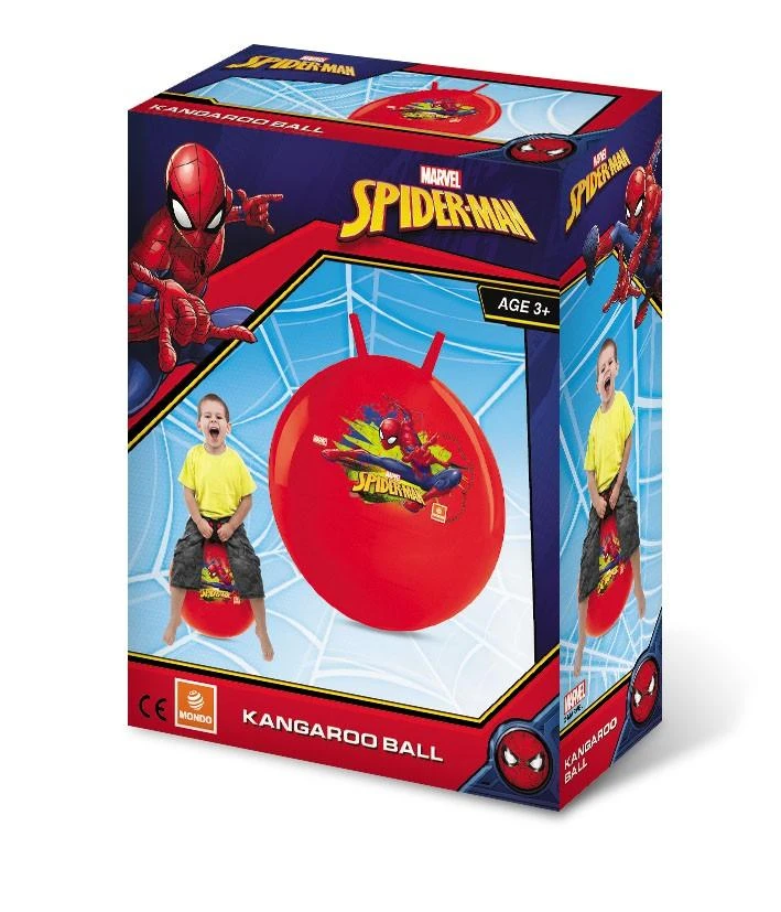 Guminis šokliukas su rankenomis „Mondo Spiderman“