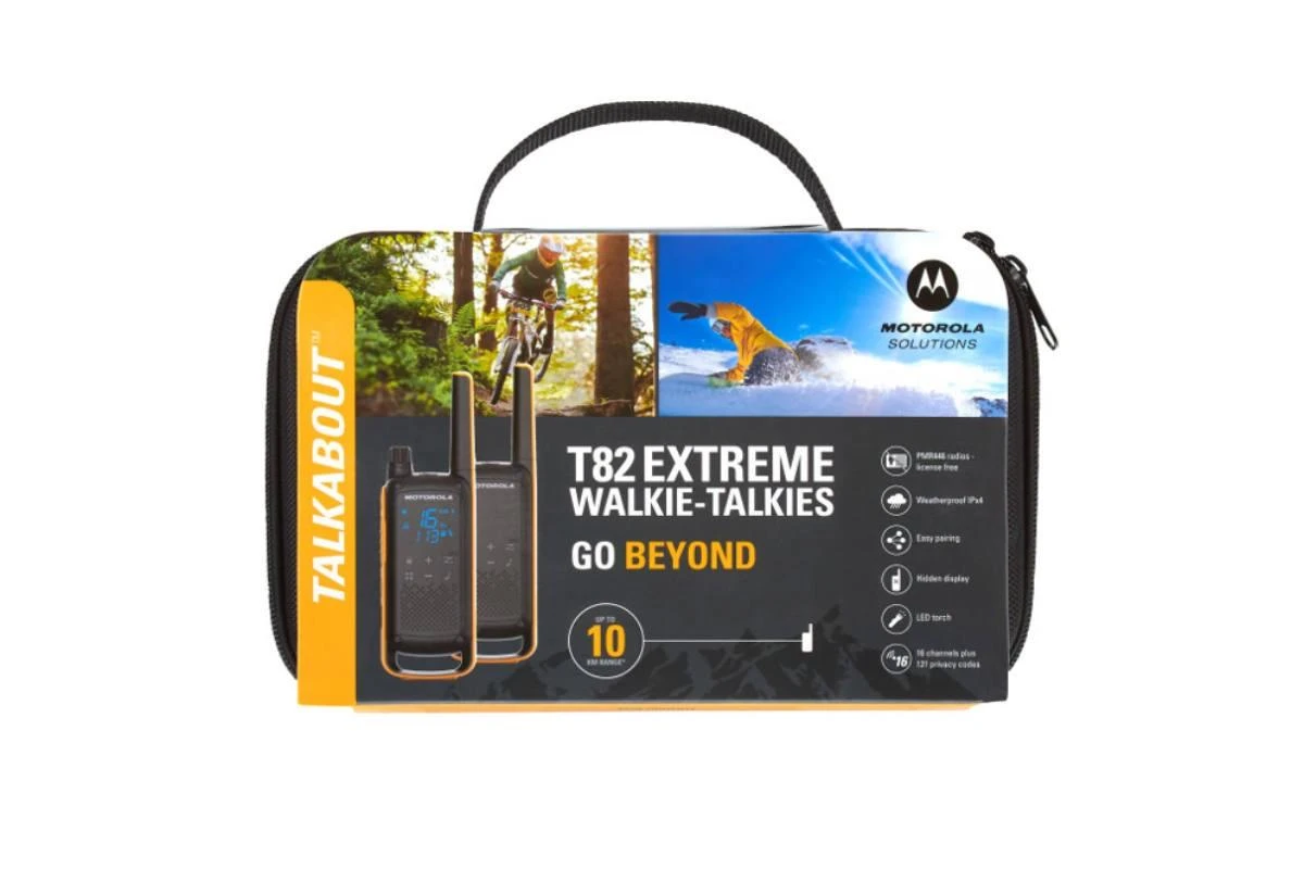 Motorola T82 Extreme portatyvios radio stotelės, 10km
