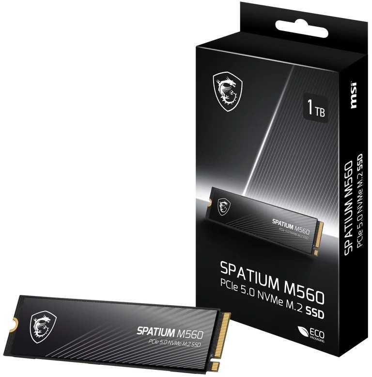 MSI Space M560 Pro M.2 Pcie 5.0 NVMe 1TB