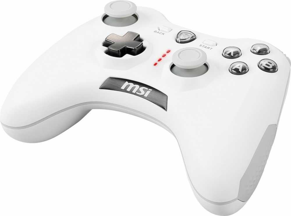 Žaidimų pultas MSI Force GC30 V2, baltos spalvos