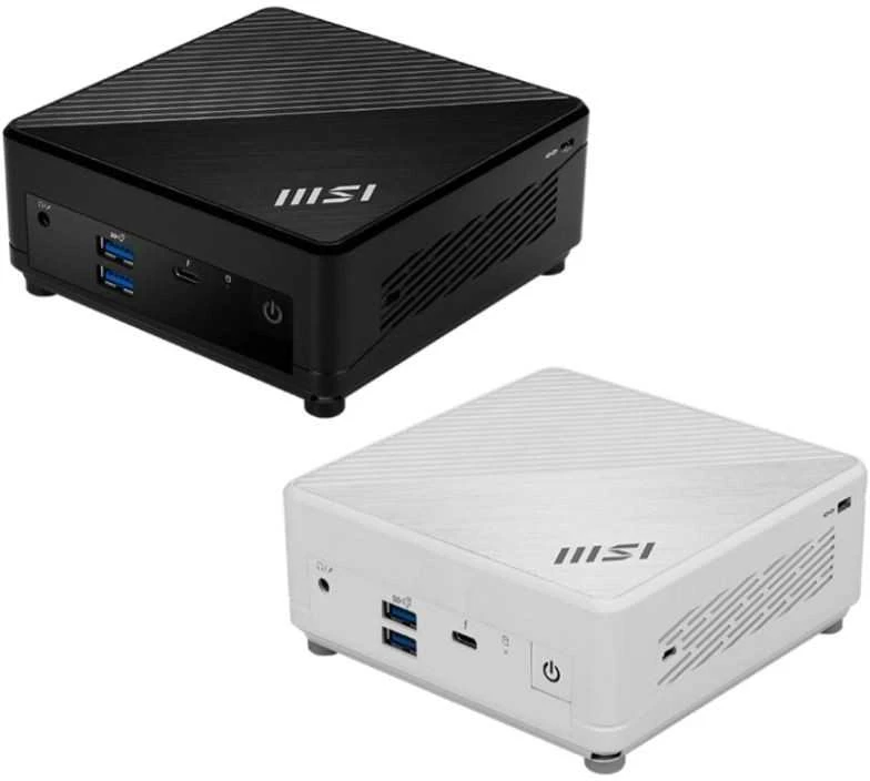 MSI Cubi 5 12M-004EU Intel Core i3-1215U 8GB 256GB SSD be HDD Integruota grafika W11P Juodas 3Y