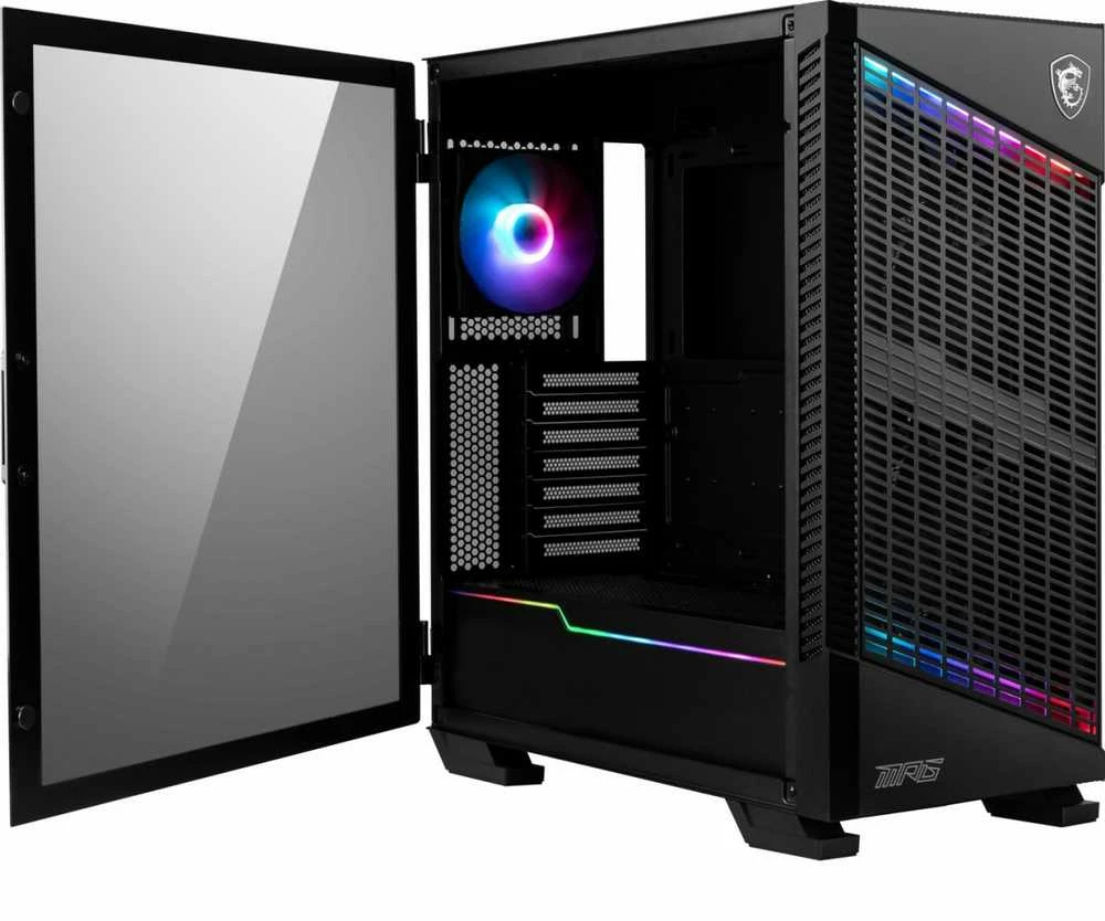 MSI | PC Case | MPG VELOX 100P AIRFLOW | Side window | Mid-Tower | ATX | Juodas