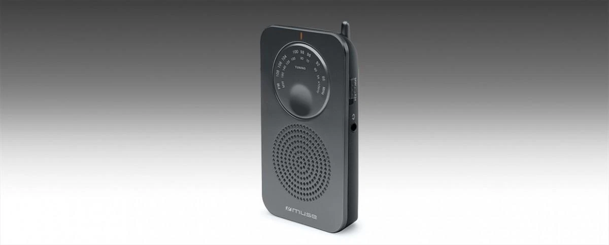 Muse | Pocket radio | M-01 RS | Juodas