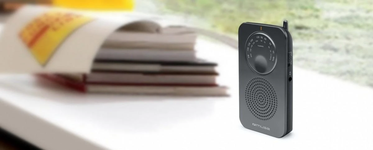 Muse | Pocket radio | M-01 RS | Juodas
